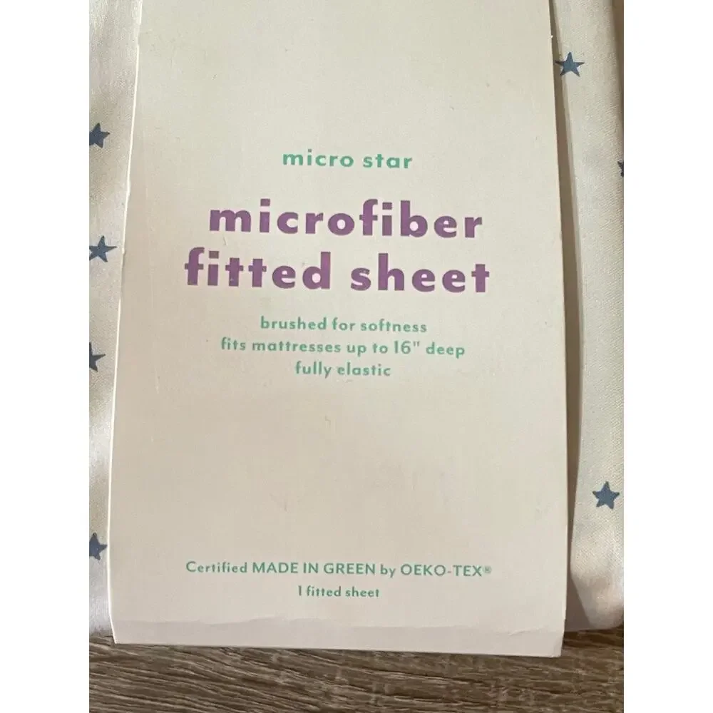 Micro Star Fitted Sheet Separates Bergen Blue - Pillowfort - Full
